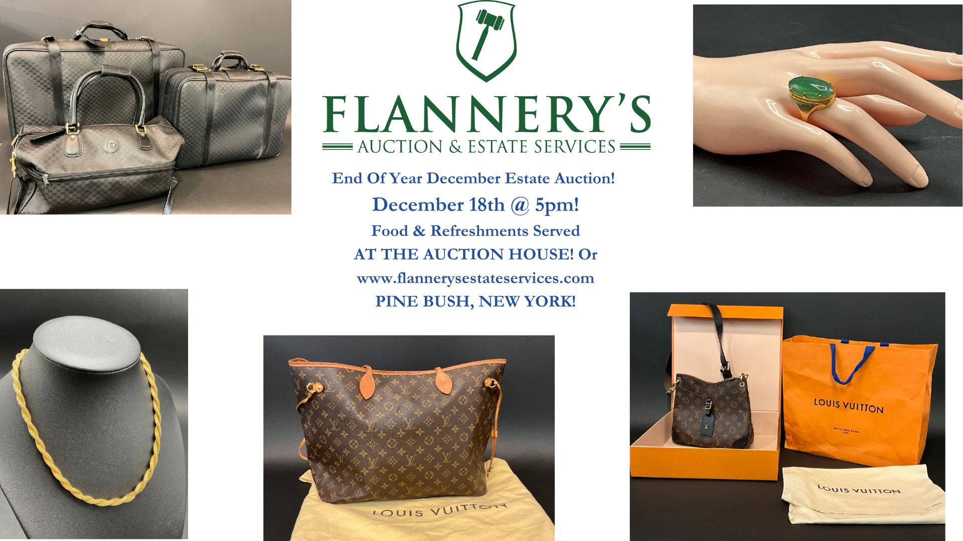 End of Year!! December Estate Antiques Auction Monday December 18th, 2023 @ 5pm!